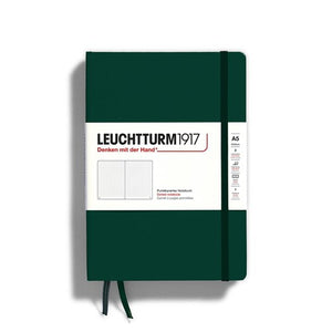 Leuchtturm1917 Notebook - Dotted, A5, Forest Green