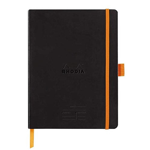 Rhodia Rhodiarama Meeting Book - Soft Cover, Ruled, A5, Black