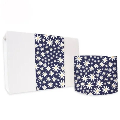 Wrap Band - Daisy Chain Uncoated, Navy (10cm x approx. 3mtr)