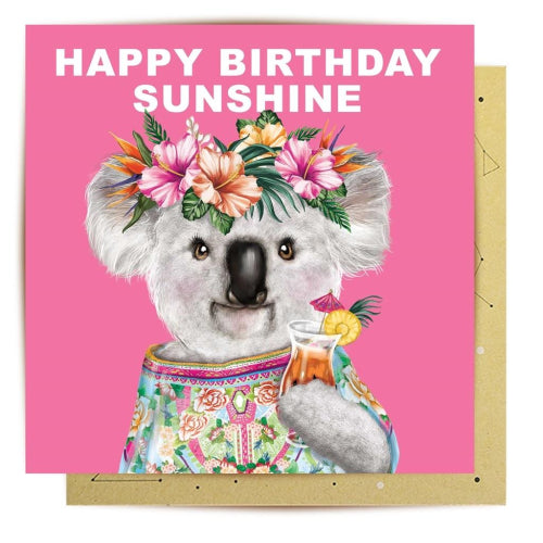 La La Land Greeting Card - Happy Birthday Sunshine