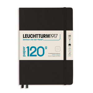 Leuchtturm1917 120g Edition Notebook - Dotted, A5, Black