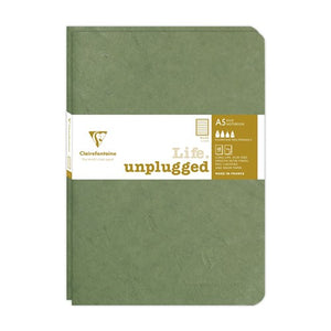 Clairefontaine Essentials Stapled Twin Set Notebooks - A5, Ruled, Green