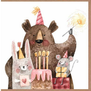 Paper Street Greeting Card - Forest Friends Birthday