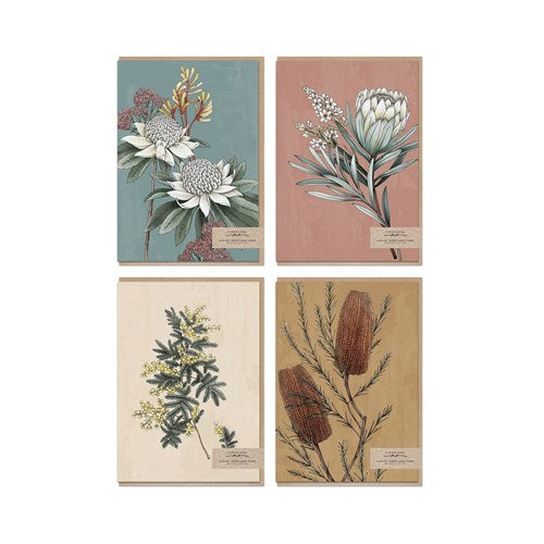 Typoflora Boxed Card Set - Floral Portraits V2