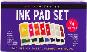 Studio Series Ink Pad Set - 15 colours