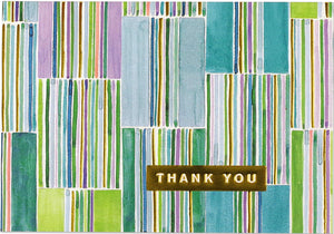 Thank You Card Set - Hampton Stripes