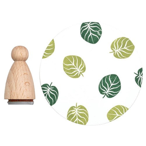 Perlenfischer Large Cone Stamp - Tropical Leaf