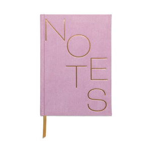Designworks Cloth Cover Notebook - Medium, Notes, Lilac