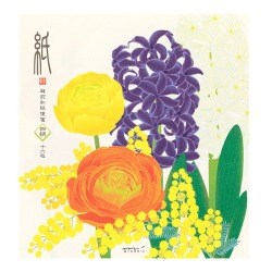 Midori Kami Letter Set - Paper Series - Spring, Spring Flowers