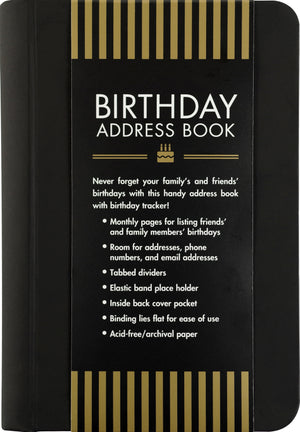 Peter Pauper Press - Birthday Address Book