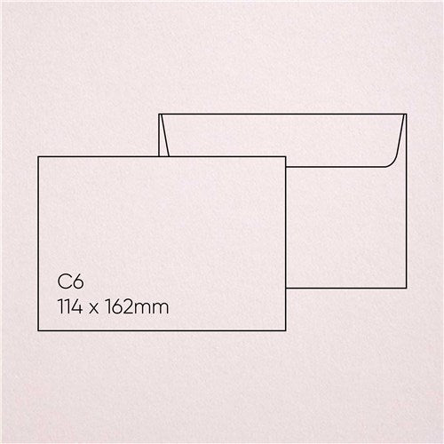 C6 Envelope (114x162mm) - Sirio Color Nude, Pack of 10