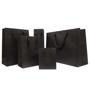 Gift Bag - Metro, Black, "B" Small, 198x250x110mm