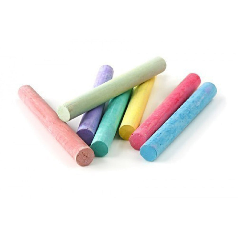 Elite Dustless Chalk - Multicolour, Box of 12