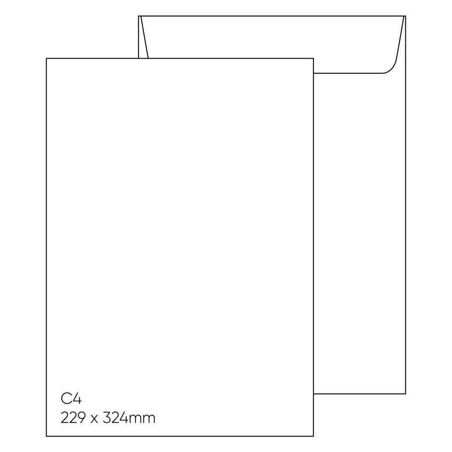 C4 Envelope (229 x 324mm) - Splendorgel, Single