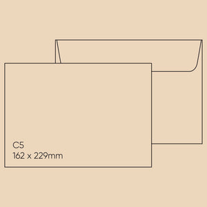C5 Envelope (162 x 229mm) - Stephen Quartz, Pack of 10