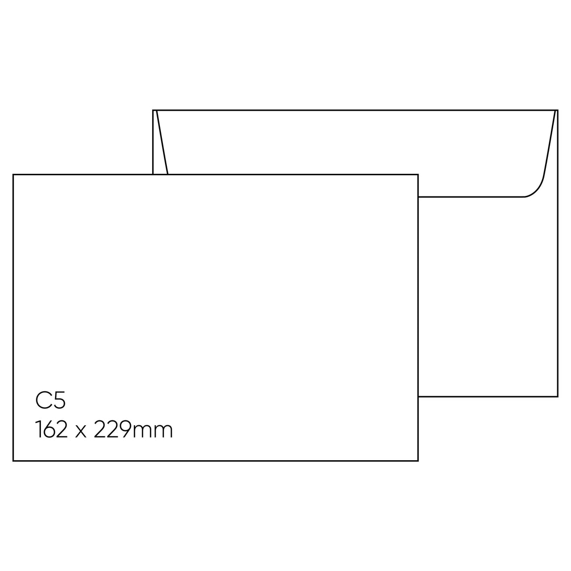 C5 Envelope (162 x 229mm) - Splendorgel, Pack of 10