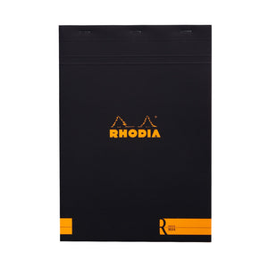 Rhodia #18 Premium Notepad - Ruled, A4, Black