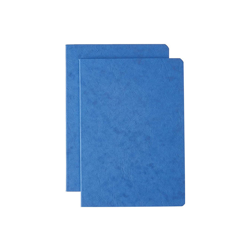 Clairefontaine Essentials Stapled Twin Set Notebooks - A5, Ruled, Blue