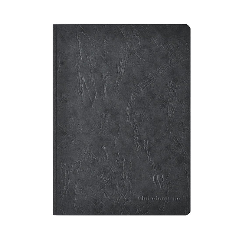 Clairefontaine Essentials Notebook - Clothbound, A4, Ruled, Black