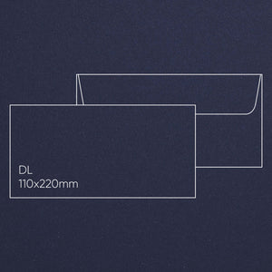 DL Envelope (110 x 220mm) - Stephen Cobalt Blue, Pack of 10