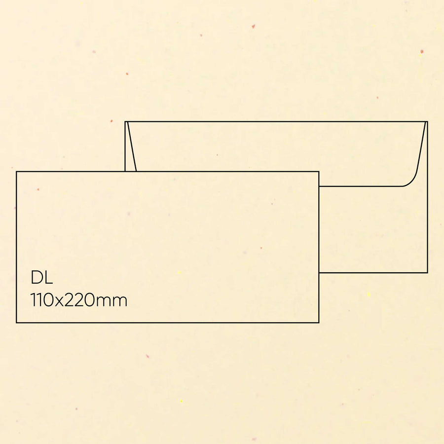 DL Envelope (110 x 220mm) - Environment Tortilla, Pack of 10