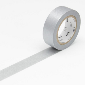 MT Tape Single Roll - Colour Block Silver | MT | Paperpoint Stationery South Melbourne