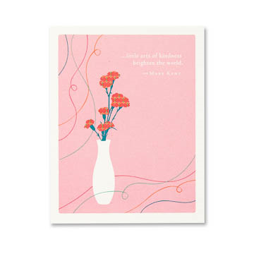 PG Card - Little Acts Of Kindness... | Positively Green | Paperpoint Stationery South Melbourne