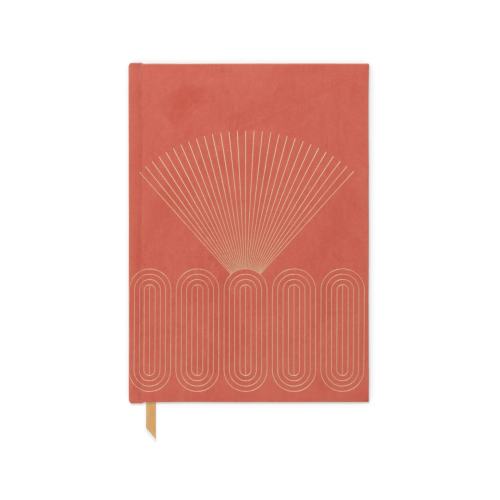 Designworks Cloth Cover Notebook - Medium, Radiant Rays