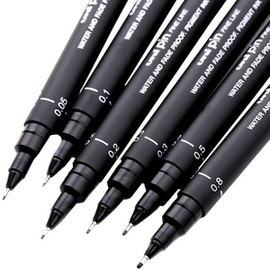 Uni Pin Fineline Black Pigment Ink Pen 0.05 | Uni-ball | Paperpoint Stationery South Melbourne