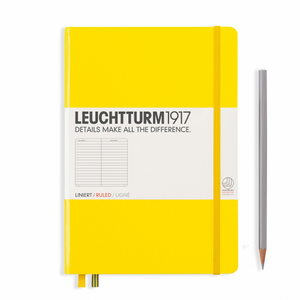 Leuchtturm1917 Notebook - Ruled, A5, Lemon | Leuchtturm1917 | Paperpoint Stationery South Melbourne