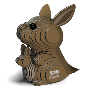 Eugy 3D Paper Model - Kangaroo