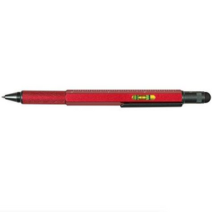 Memmo Level Stylus Multi-Tool Pen - Red
