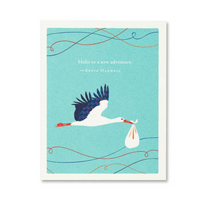 PG Card - Hello To A New Adventure... | Positively Green | Paperpoint Stationery South Melbourne