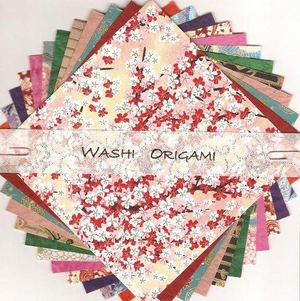 Origami Paper Pack - Yuzen/Plain Mix, 150mm Square | Washi Craft | Paperpoint Stationery South Melbourne