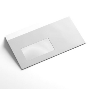 DL Envelope (110 x 220mm) - Splendorgel Window Faced, Pack of 10