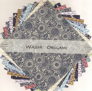 Origami Paper Pack - Blue Yuzen Mix, 150mm Square | Washi Craft | Paperpoint Stationery South Melbourne