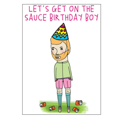 Able & Game Greeting Card - Get On The Sauce | Able & Game | Paperpoint Stationery South Melbourne