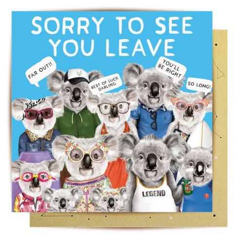 La La Land Greeting Card - Sorry to See You Leave