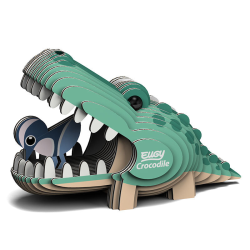 Eugy 3D Paper Model - Crocodile