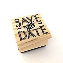 East of India Rubber Stamp - Save The Date