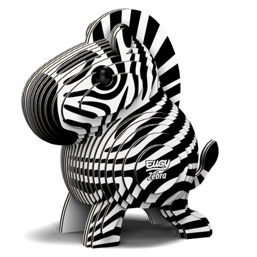 Eugy 3D Paper Model - Zebra