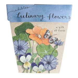 Gift of Seeds Card - Culinary Flowers