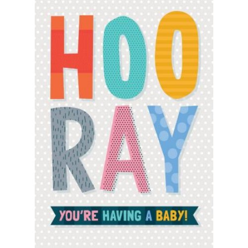 Little Red Owl Greeting Card - Hooray Baby