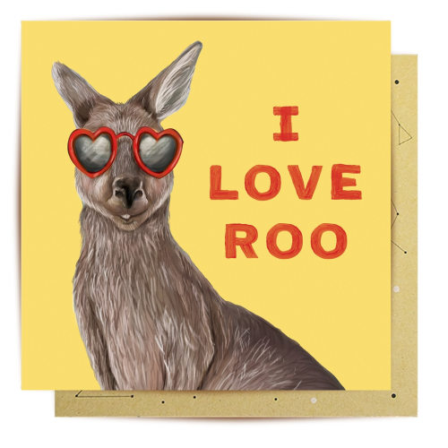 La La Land Greeting Card - I Love Roo