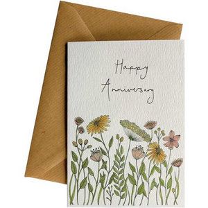 Little Difference Greeting Card - Anniversary Flowers