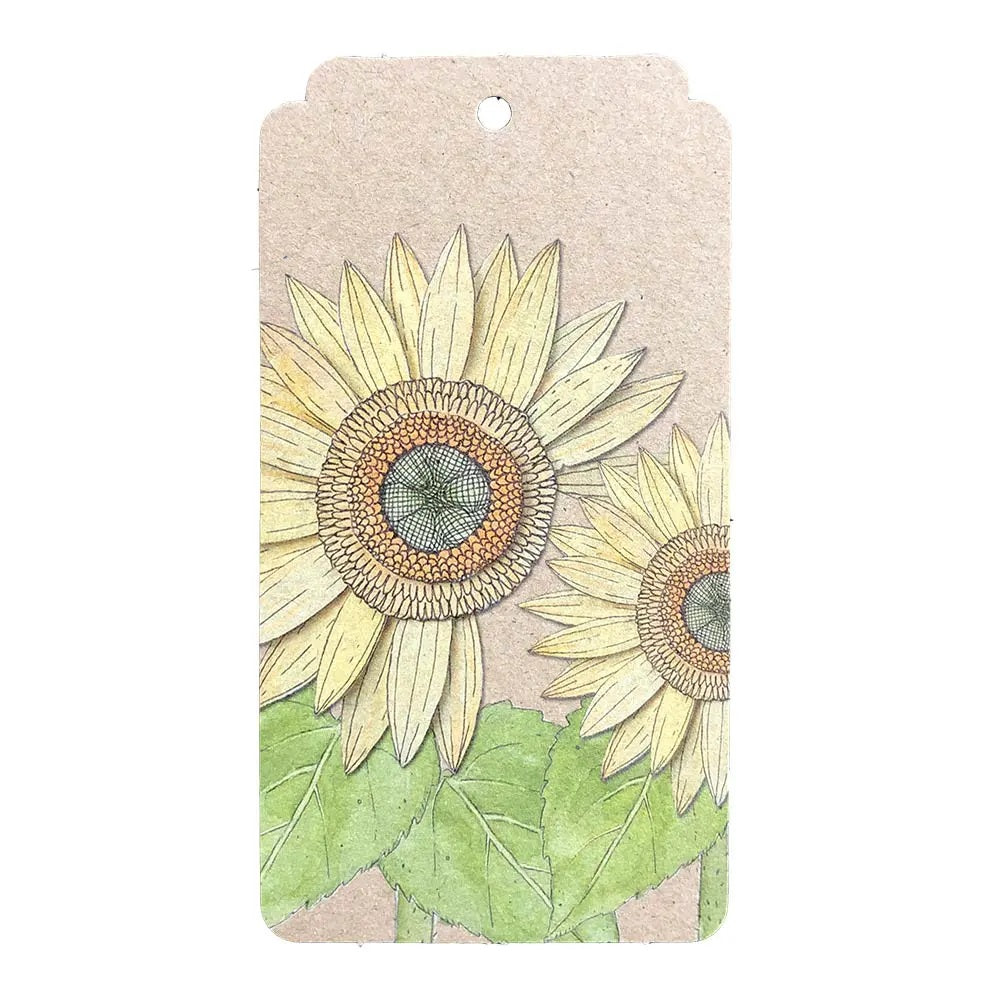 Seeds Gift Tag - Sunflower