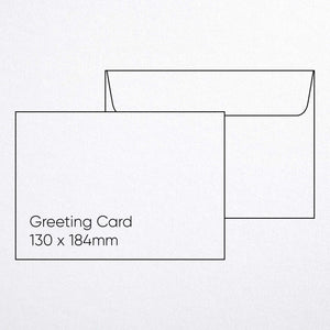 Greeting Card Envelope (130 x 184mm) - Sirio Pearl Ice White, Pack of 10