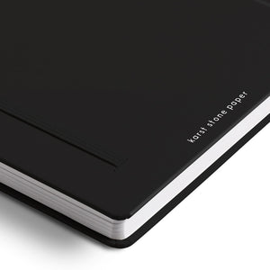 Karst Hard Cover Notebook - Ruled, A5, Black