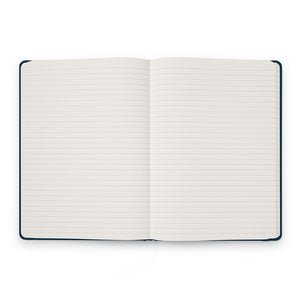 Karst Hard Cover Notebook - Ruled, A5, Navy