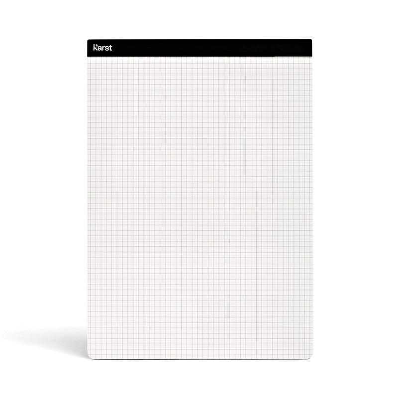 Karst Notepad - Grid, A4, Black
